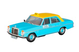MERCEDES-BENZ 200D (PERAK, MALAYSIA) СЕРИЯ COLLECTION LES TAXIS DU MONDE (1975), BLUE / YELLOW