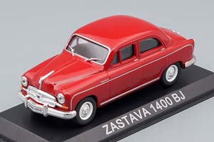 ZASTAVA 1400 BJ,  LEGENDARNI AUTOMOBILI 17, DARK RED