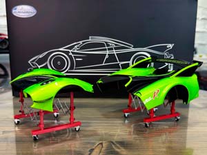 MODELS PAGANI HUAYRA R HOOD HOLDER RED / MODELS ПАГАНИ УАЙРА R ДЕРЖАТЕЛЬ КАПОТА КРАСНЫЙ — фото 5