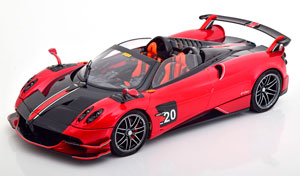 PAGANI HUAYRA BC ROADSTER 2016 REDMETALLIC BLACK — фото 4