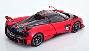 PAGANI HUAYRA BC ROADSTER 2016 REDMETALLIC BLACK — фото 2