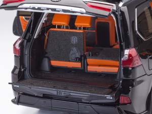 LEXUS LX570 2022 BLACK / ЛЕКСУС ЧЕРНЫЙ МЕТАЛЛИК С ОРАНЖЕВЫМ САЛОНОМ — фото 7