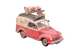 FIAT 500 C FURGONCINO "MUTTI" 1954 RED / BEIGE 	FIAT 500 C FURGONCINO "MUTTI" 1954 RED — фото 3