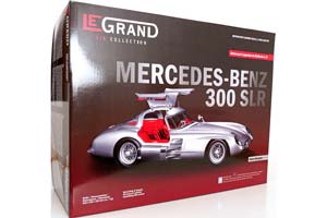 MERCEDES 300 SLR UHLENHAUT COUPE 1955 SILVER DER ROTE KIT WITH MORE THAN 900 PARTS / МЕРСЕДЕС 300 СЛР УХЛЕНХАУТ КУПЕ СЕРЕБРИСТЫЙ РОТЕ НАБОР МОРЕ ТАН 900 PARTS