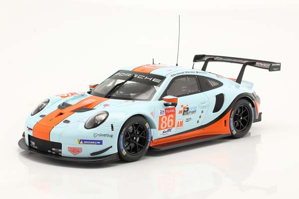 PORSCHE 911 (991) RSR NO 86 24H LE MANS 2018 GULF