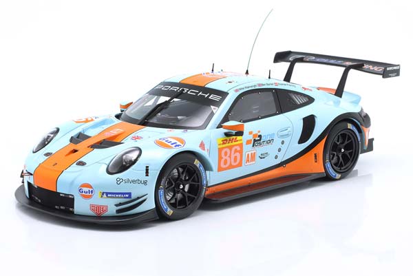 PORSCHE 911 RSR NO 86 1000 MILES SEBRING 2019 GULF