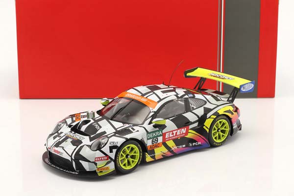 PORSCHE 911 GT3 R NO 69 ADAC GT MASTERS NUERBURGRING 2019 IRON FORCE — фото 3