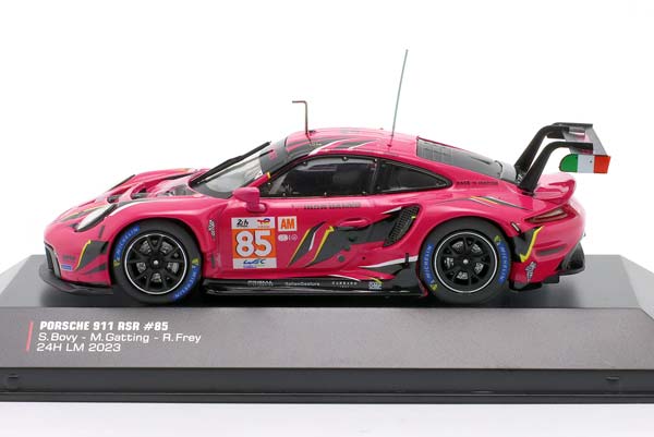 PORSCHE 911 RSR #85 IRON DAMES 24H LEMANS 2023 BOVY, GATTING, FREY / ПОРШЕ 911 РСР ИРОН ДАМЕС 24 ЧАСА ЛЕ-МАН БОВЙ ГАТТИНГ ФРЕЙ — фото 4