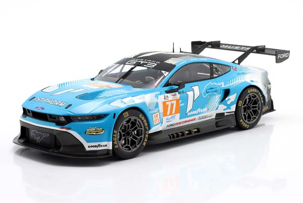 FORD MUSTANG GT3 NO 77 24H LE MANS 2024 BARKER/HARDWICK/ROBICHON / ФОРД МУСТАНГ ГТ3 77 24 ЧАСА ЛЕ-МАН БАРКЕР/ХАРДВИК/РОБИЧОН