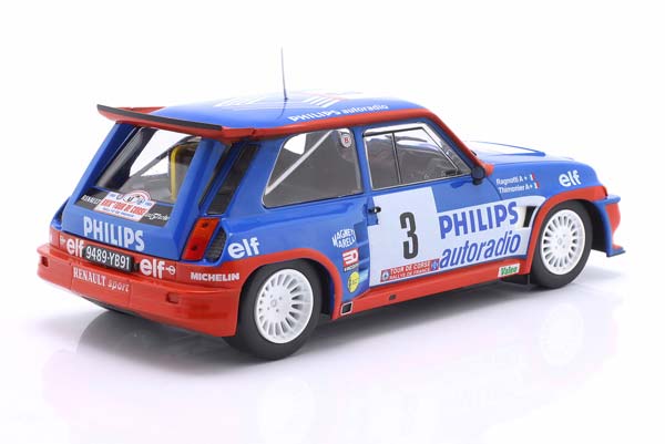 RENAULT 5 MAXI TURBO #3 WINNER RALLYE TOUR DE CORSE 1985 RAGNOTTI, THIMONIER / РЕНО 5 МАКСИ ТУРБО ПОБЕДИТЕЛЬ РАЛЛИ ТУР ДЕ КОРСИКА РАГНОТТИ ТИМОНИЕР — фото 2