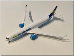 AIRBUS INDUSTRIES A350-941 AIR CARAIBES F-HHAV (ДЛИНА 16,30 СМ)