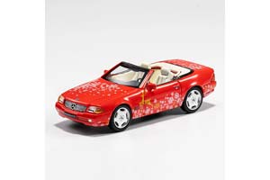 MERCEDES-BENZ SL500 CONVERTIBLE R129 1988 / МЕРСЕДЕС-БЕНЦ SL500 КАБРИОЛЕТ R129 КРАСНЫЙ