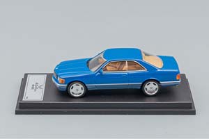 MERCEDES-BENZ 500 SEC (C126), BLUE (ДЛИНА МОДЕЛИ 6-10 СМ) — фото 3
