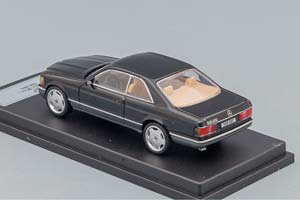 MERCEDES-BENZ 500 SEC (C126), BLACK METALLIC (ДЛИНА МОДЕЛИ 6-10 СМ) — фото 5