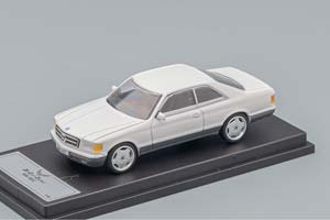 MERCEDES-BENZ 500 SEC (C126), WHITE (ДЛИНА МОДЕЛИ 6-10 СМ)