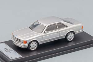 MERCEDES-BENZ 500 SEC (C126), SILVER (ДЛИНА МОДЕЛИ 6-10 СМ)