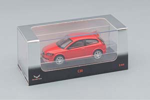 VOLVO C30 (2006), RED (ДЛИНА МОДЕЛИ 6-10 СМ) — фото 4
