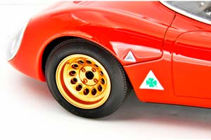 ALFA ROMEO 33 COUPE STRADALE КРАСНЫЙ MUSEUM VERSION 1967 — фото 4