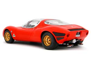ALFA ROMEO 33 COUPE STRADALE КРАСНЫЙ MUSEUM VERSION 1967 — фото 6