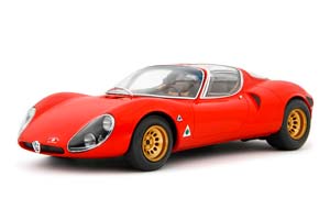 ALFA ROMEO 33 COUPE STRADALE КРАСНЫЙ MUSEUM VERSION 1967 — фото 1