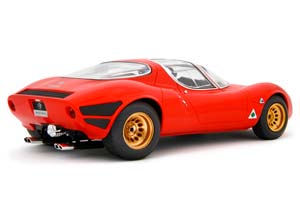 ALFA ROMEO 33 COUPE STRADALE КРАСНЫЙ MUSEUM VERSION 1967 — фото 2