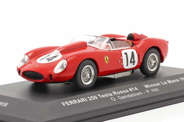 FERRARI 250 TESTA ROSSA #14 O.GENDEBIEN/P.HILL WINNER LE MANS 1958