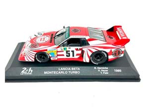 LANCIA BETA MONTECARLO TURBO #51 DERNICHE/HEYER/FABI 24 ЧАСА LE MANS 1980 КРАСНЫЙ С БЕЛЫМ