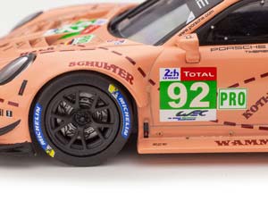PORSCHE 911 (991) RSR GTE ПОБЕДИТЕЛЬ LMGTE-PRO КЛАСС 24 ЧАСА ЛЕ-МАНА 2018 #92 M.CHRISTENSEN, K.ESTRE, L.VANTHOOR (PINK PIG) — фото 9