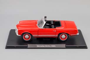 MERCEDES-BENZ 230 SL 1965, RED — фото 3