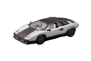 LAMBORGHINI COUNTACH EVOLUZIONE (1987), SILVER / MATT BLACK