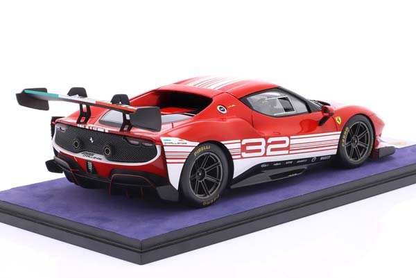 FERRARI 296 GT3 CHALLENGE #32 YEAR 2023 RED / WHITE / ФЕРРАРИ 296 ГТ3 ЧАЛЛЕНГЕ КРАСНЫЙ БЕЛЫЙ — фото 2