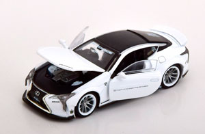 LEXUS LC500 LB WORKS WHITE BLACK (ДЛИНА МОДЕЛИ 6-10 СМ) — фото 3