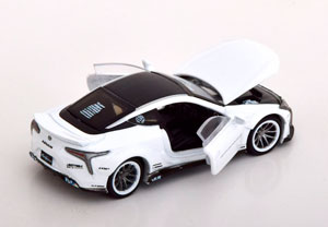 LEXUS LC500 LB WORKS WHITE BLACK (ДЛИНА МОДЕЛИ 6-10 СМ) — фото 4