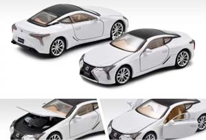 LEXUS LC500 WHITE BLACK (ДЛИНА МОДЕЛИ 6-10 СМ) — фото 2