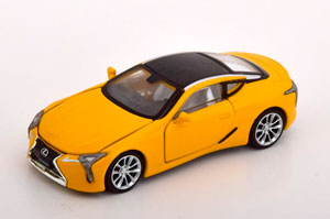 LEXUS LC500 YELLOW METALLIC/BLACK (ДЛИНА МОДЕЛИ 6-10 СМ)