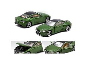 LEXUS LC500 LIMITED EDTION, NORI GREEN WITH BLACK ROOF (ДЛИНА МОДЕЛИ 6-10 СМ)