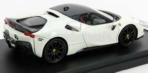 FERRARI SF90 STRADALE HYBRID 1000HP 2019, BIANCO AVUS - WHITE BLACK — фото 2