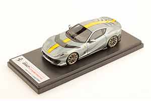 FERRARI 812 COMPETIZIONE (GRIGIO COBURN WITH YELLOW LIVERY) СЕРЫЙ С ЖЕЛТЫМ
