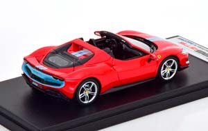 FERRARI 296 GTS SPIDER 2022 RED LIGHTBLUE — фото 2
