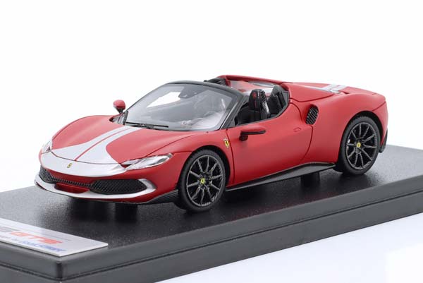 FERRARI 296 GTS SPIDER 2022 MATT-RED SILVER