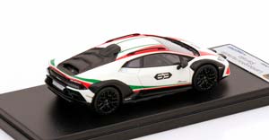 LAMBORGHINI HURACAN STERRATO NO 63 ITALIAN LIVERY DOHA LOUNGE QATAR WHITE RED GREEN — фото 2