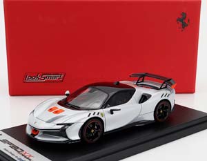 FERRARI SF90 XX STRADALE (2024), BIANCO ARTICO - WHITE ORANGE BLACK