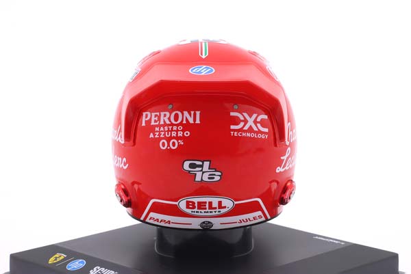 ШЛЕМ CHARLES LECLERC SCUDERIA FERRARI #16 4TH ITALIAN GP FORMULA 1 2025 / ШАРЛЬ ЛЕКЛЕР СКУДЕРИЯ ФЕРРАРИ 4 МЕСТО ГРАН-ПРИ ИТАЛИИ ФОРМУЛА-1 — фото 4