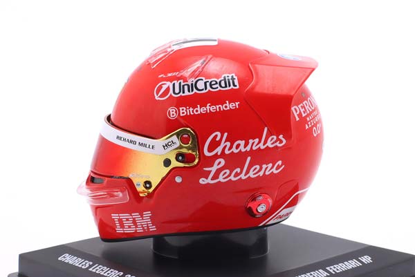 ШЛЕМ CHARLES LECLERC SCUDERIA FERRARI #16 4TH ITALIAN GP FORMULA 1 2025 / ШАРЛЬ ЛЕКЛЕР СКУДЕРИЯ ФЕРРАРИ 4 МЕСТО ГРАН-ПРИ ИТАЛИИ ФОРМУЛА-1 — фото 2