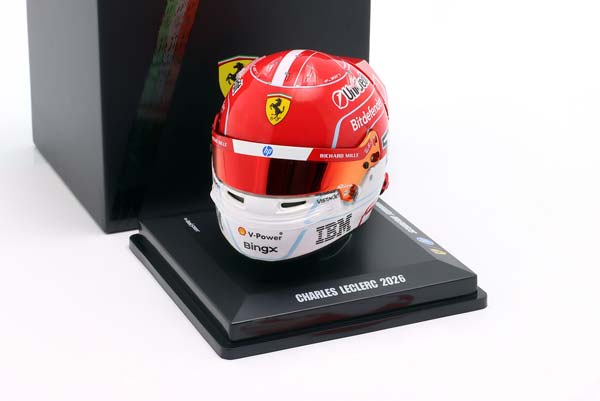 ШЛЕМ CHARLES LECLERC SCUDERIA FERRARI #16 2026 FORMULA 1 / ШАРЛЬ ЛЕКЛЕР СКУДЕРИЯ ФЕРРАРИ ФОРМУЛА-1 — фото 3
