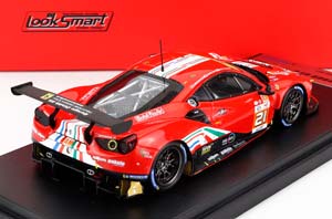 FERRARI 488 GTE EVO 3.9L TURBO V8 TEAM AF CORSE N 21 24H LE MANS 2022 S.MANN - C.ULRICH - T.VILANDER, RED — фото 2