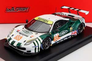FERRARI 488 GTE EVO 3.9L TURBO V8 TEAM SPIRIT OF RACE N 55 24H LE MANS 2022 D.CAMERON - M.GRIFFIN - D.PEREL, WHITE GREEN
