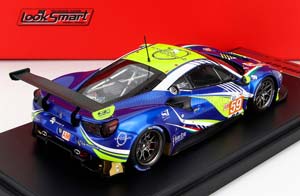FERRARI 488 GTE EVO 3.9L TURBO V8 TEAM INCEPTION RACING N 59 24H LE MANS 2022 A.WEST - C.LEDOGAR - M.KLEIN, BLUE YELLOW — фото 2