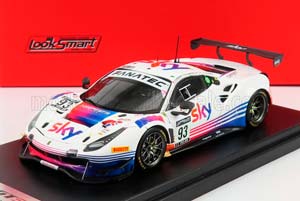 FERRARI 488 GT3 EVO TEAM SKY-TEMPESTA RACING N 93 24H SPA 2021 C.FROGGATT - J.HUI - E.CHEEVER - M.CRESSONI, WHITE