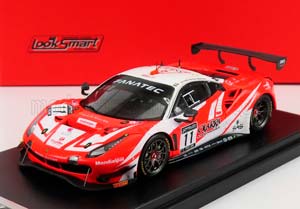 FERRARI 488 GT3 EVO TEAM KESSEL RACING N 11 24H SPA 2021 D.FUMANELLI - G.RODA - T.KOHMANN, RED FLUO WHITE